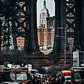 Empire State Building through the Manhattan Bridge from DUMBO, Brooklyn