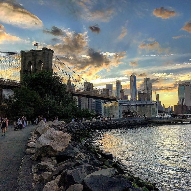 DUMBO, Brooklyn. Photo via @weeraaro #viewingnyc #newyorkcity #newyork #nyc
