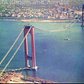 Verrazzano-Narrows Bridge under construction, Staten Island and Brooklyn, 1963