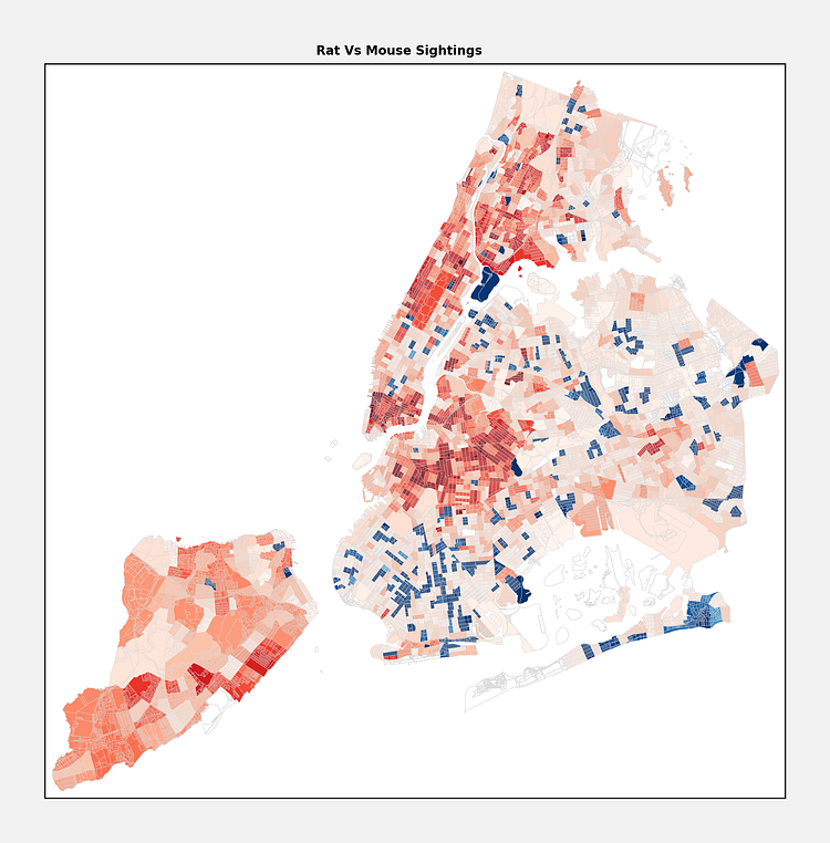 NYC Rat vs. Mice sightings