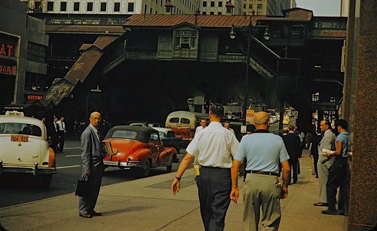 42nd Street & 3rd Avenue, 1955