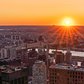 Sunrise over Queens, New York