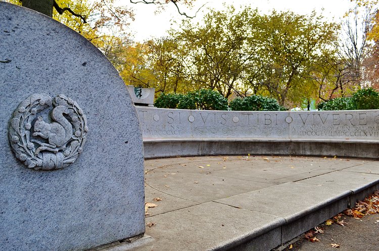 Waldo Hutchins Bench, Central Park, New York, New York