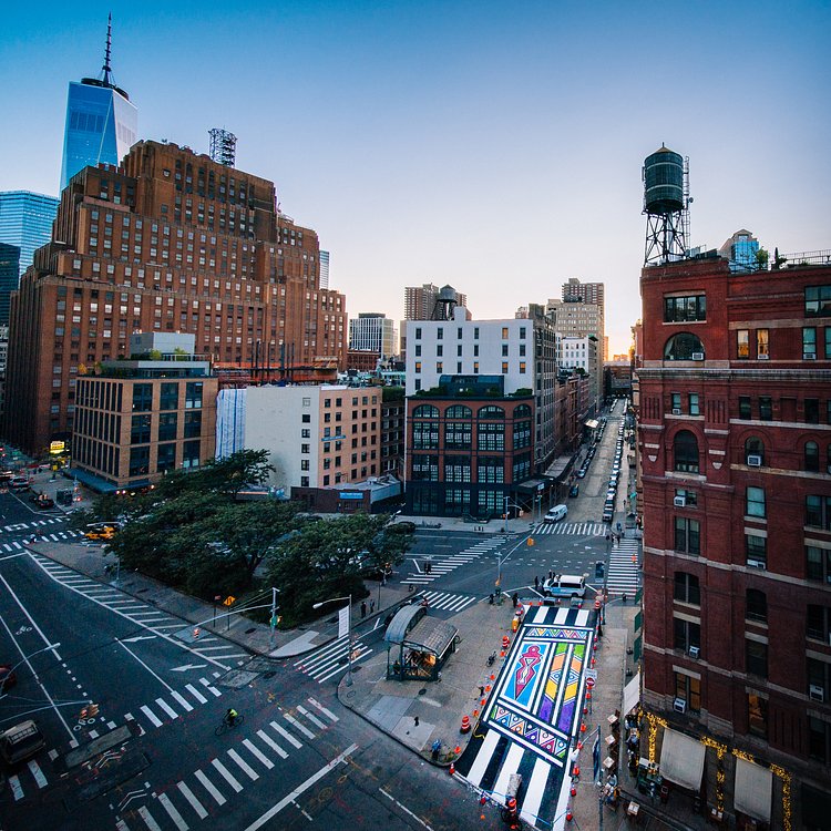 Imani Shanklin Roberts mural on W Broadway & Franklin St