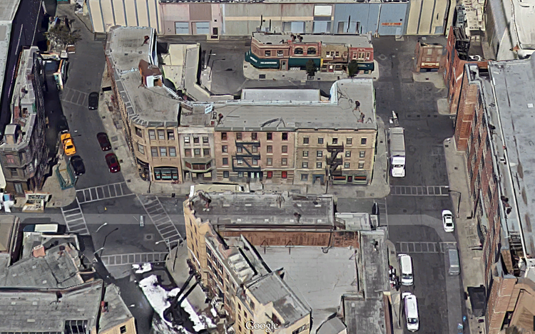 The NYC set at Paramount