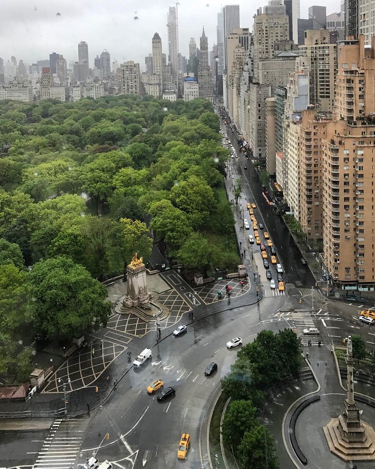 Columbus Circle and Central Park, Manhattan