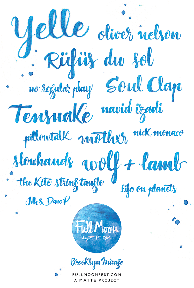 Full Moon Fest 2015 Lineup