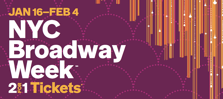 NYC Broadway Week, Winter 2018