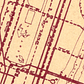 Detail shows proposed subway tracks on Third Avenue and existing elevated tracks on Third and Second.