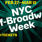 Winter 2017 NYC Off-Broadway Week