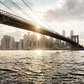 Sunset Over Brooklyn Bridge