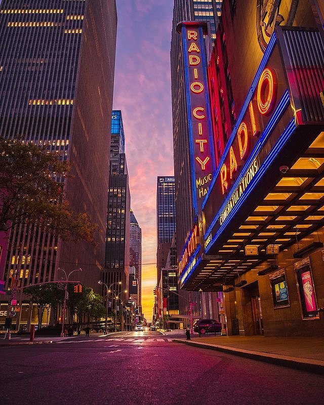 Radio City Music Hall, 6th Avenue, Midtown, Manhattan