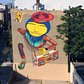 Os Gemeos unveils a giant old school NYC B-Boyz in New York City