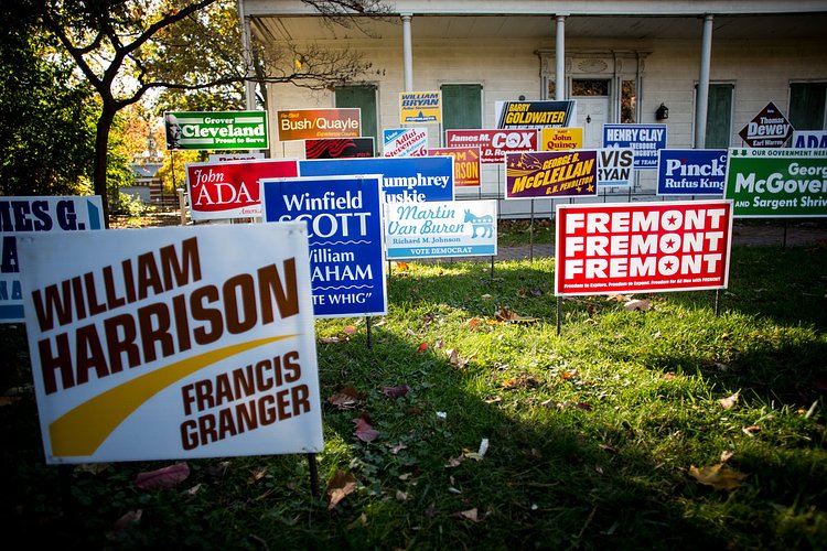 Look At All These Loser Presidential Campaign Signs In Prospect Park