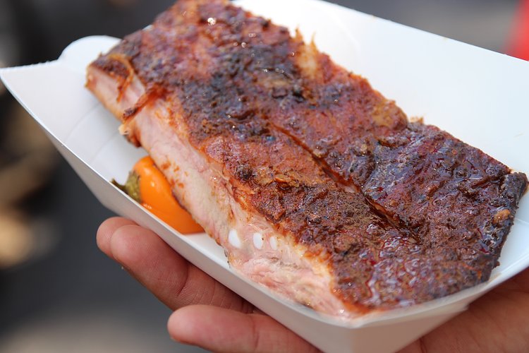 Pork Spare Ribs with Pickled Peppers