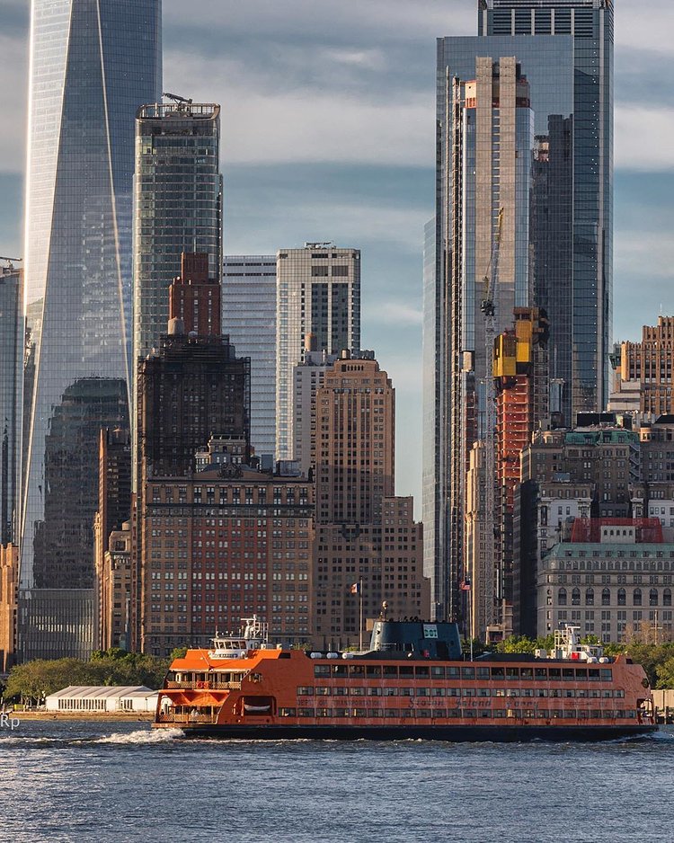 Staten Island Ferry and Lower Manhattan