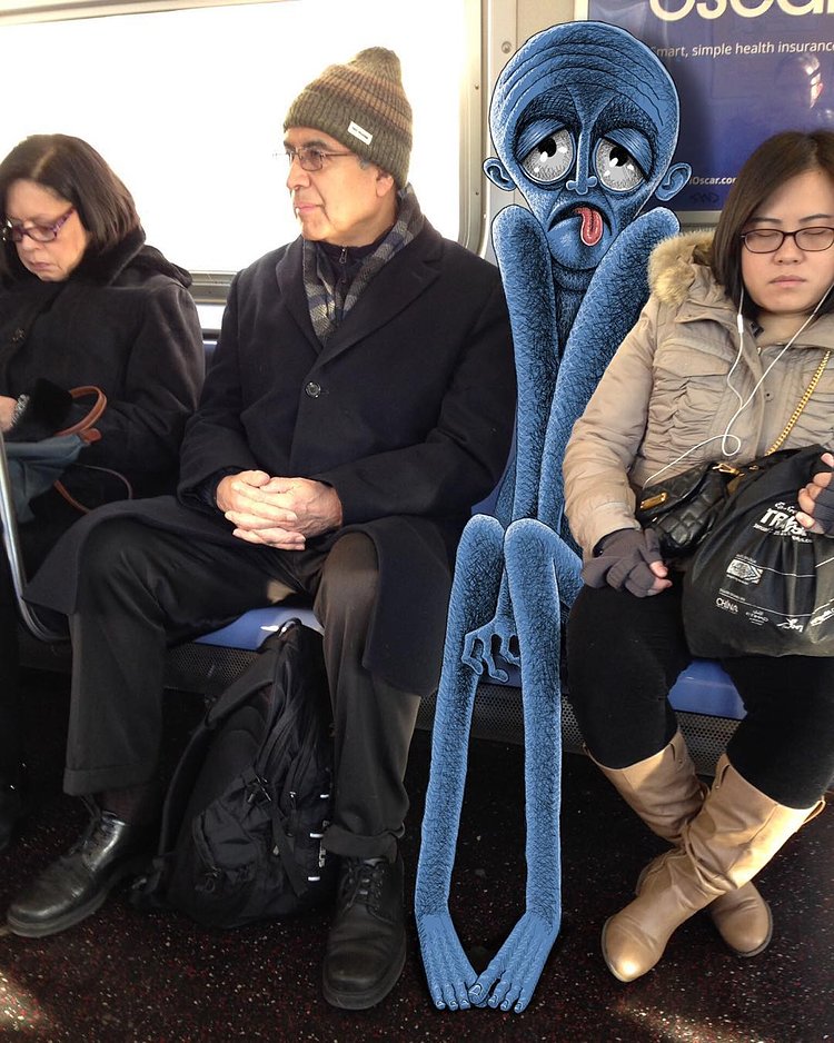 #subwaydoodle #subway #doodle #swd #mondays #manspreading #mondaymanspread #etiquette #squished #squooshed