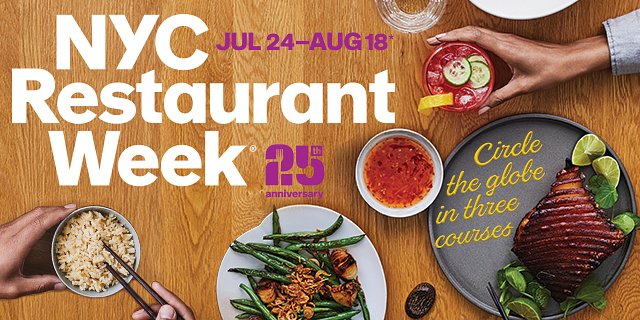 NYC Restaurant Week 25th Anniversary