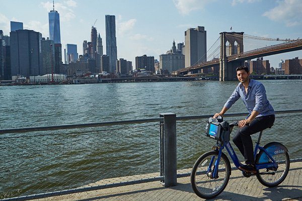 A fan from the start, Tanenhaus says the best part of his day was his bike share commute.