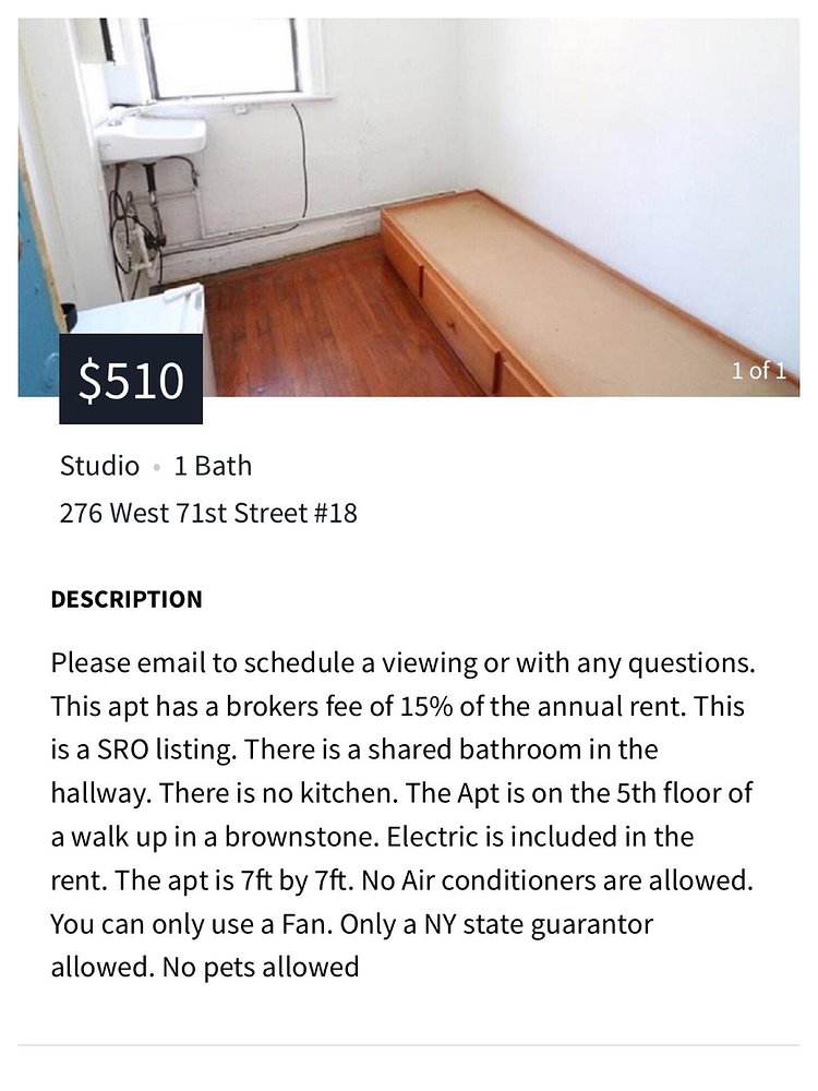 "I’d literally rather live in a prison cell"