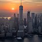 Sunrise over Lower Manhattan, New York