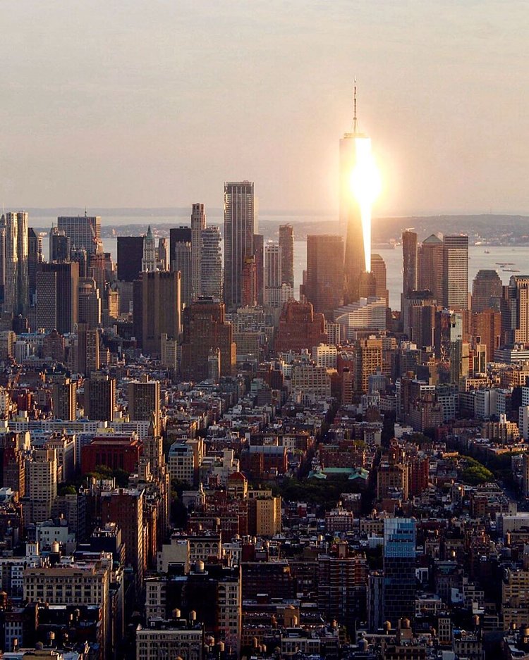 Golden Hour over Lower Manhattan
