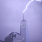 Capturing 2 lightning strikes early this morning at One World Trade Center