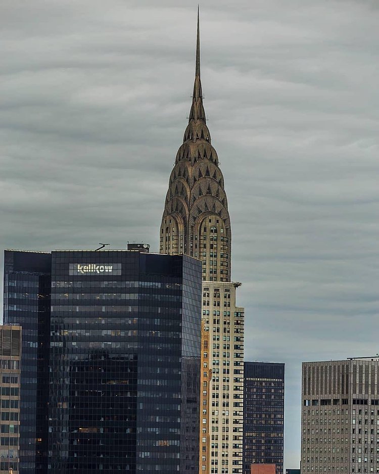 Chrysler Building, New York, New York. Photo via @killahwave #viewingnyc #newyork #newyorkcity #nyc #chryslerbuilding