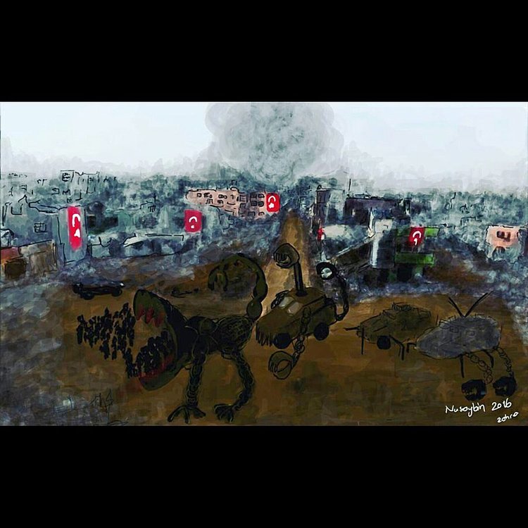 Zehra Doğan Watercolor