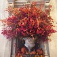 Autumnal flowers currently on display in the Great Hall. #metmuseum 🍂🎃