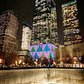 One World Trade Center and 9/11 Memorial Fountain