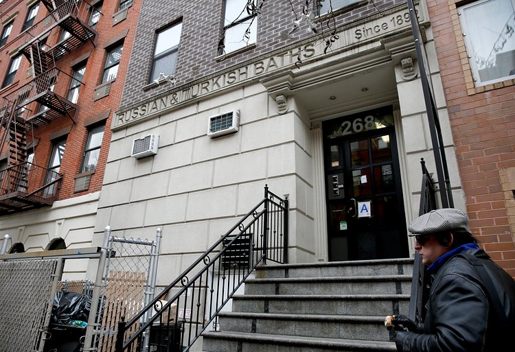 The 124-year-old bathhouse on East 10th Street in the East Village.