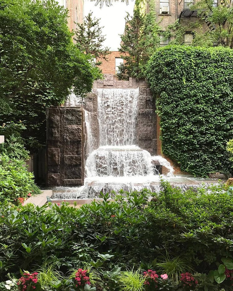 Greenacre Park Waterfall, Midtown, Manhattan