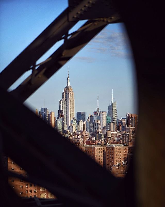 Midtown Manhattan from Williamsburg Bridge