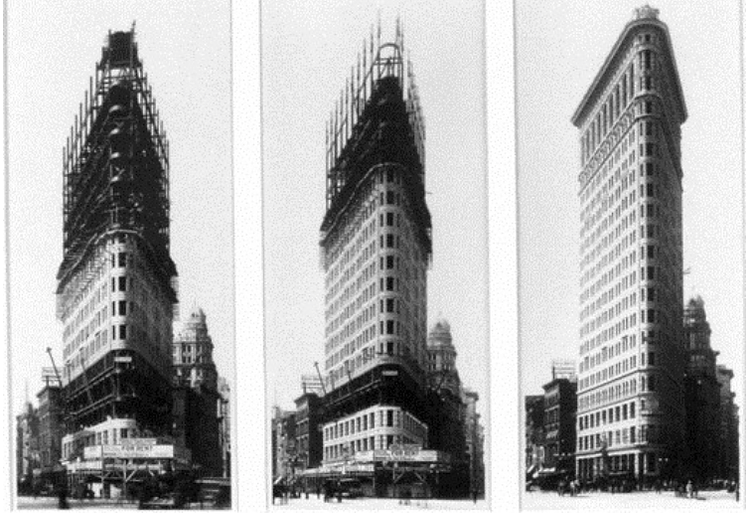 Flatiron Building Construction, New York, 1902