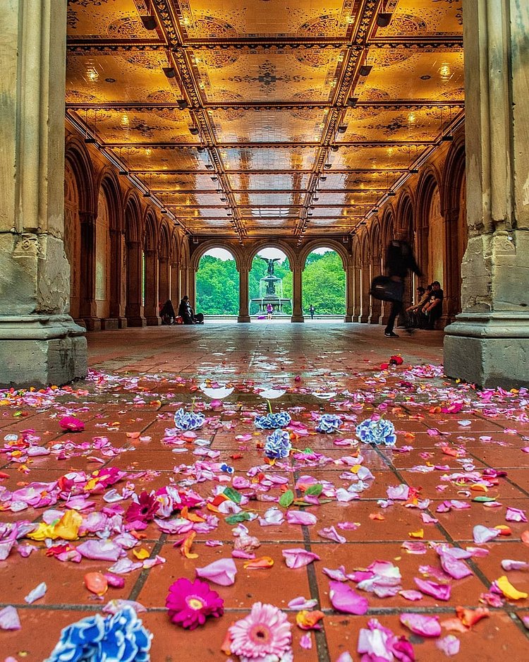 Bethesda Terrace and Fountain, Central Park, New York, New York