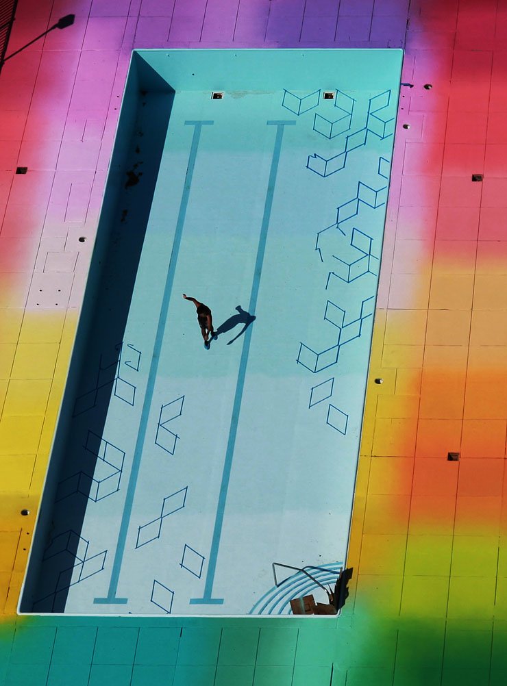 Hot Tea, perfectly framed by his own creation, takes a lap in your imagination.