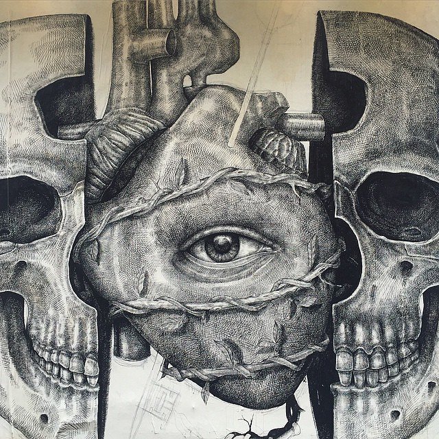 Como un reflejo...
Mural En proceso , Soho, NY.