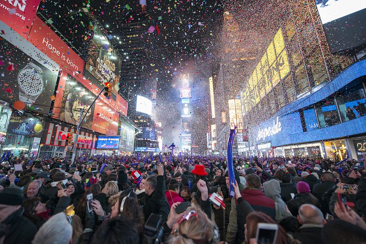 Happy New Year from Times Square