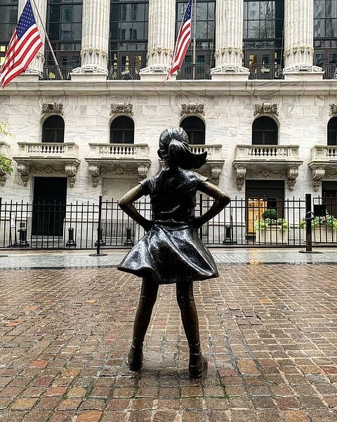 Fearless Girl, Wall Street, Manhattan