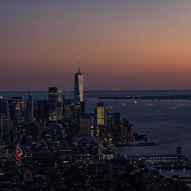 Lower Manhattan from The Edge, Hudson Yards