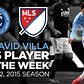 David Villa named Major League Soccer Player of the Week