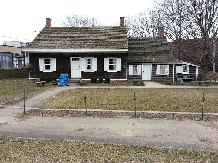 The Wyckoff House | Built around 1652, the original portion of <a href="http://www.nycgovparks.org/parks/fidlerwyckoffpark/history" rel="nofollow">this house</a> is thought to be the oldest surviving structure in New York City. The Wyckoff House (or "that place <a href="http://maps.google.com/maps?q=brooklyn&amp;ll=40.64457,-73.920967&amp;spn=0.00177,0.002411&amp;hnear=Brooklyn,+Kings,+New+York&amp;gl=us&amp;t=h&amp;deg=180&amp;z=19" rel="nofollow">by the McDonald's</a>", as someone in the neighborhood later described it to me) was the first landmark designated by the city's Landmarks Preservation Commission, and it now serves as a museum; you can get a good look around the place by watching the video at the bottom of <a href="http://www.historichousetrust.org/item.php?i_id=14" rel="nofollow">this page</a>.

Oh, and <a href="http://imjustwalkin.com/2010/05/09/the-goetz-clan/" rel="nofollow">speaking of Wyckoffs...</a>