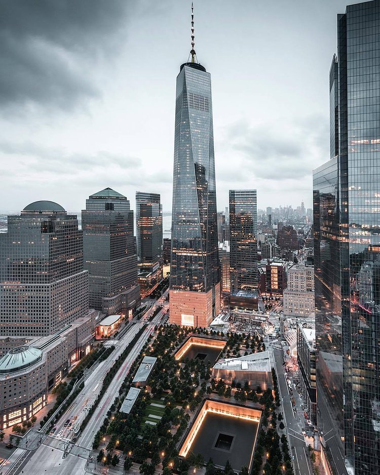 One World Trade Center, New York, New York. Photo via @killianmoore #viewingnyc #nyc #newyork #newyorkcity
