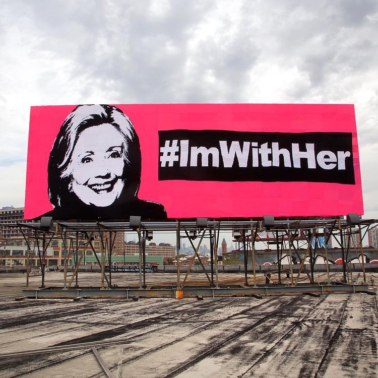 Always aim high, work hard, and care deeply about what you believe in. And, when you stumble, keep faith. And, when you’re knocked down, get right back up and never listen to anyone who says you can’t or shouldn’t go on.’ ~ Hillary Clinton

Image by Penn Eastburn @drpennock.  #imwithher #teamolek #hillaryclinton #hillaryforpresident