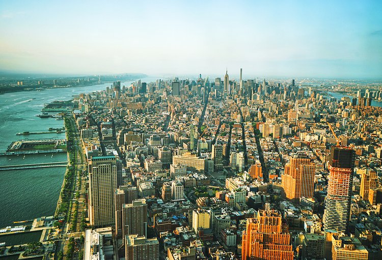 One World Trade Center Observatory View - New York City Skyline | The views from the new observatory at the top of One World Trade Center (still lovingly referred to as the Freedom Tower ) are nothing short of breath-taking.

Taken yesterday over the span of an hour as the sky and the light changed drastically.

You can practically see the curvature of the earth from up there.

----


 Tons of information about my <a href="http://www.amazon.com/gp/product/1440339589/ref=as_li_tl?ie=UTF8&amp;camp=1789&amp;creative=9325&amp;creativeASIN=1440339589&amp;linkCode=as2&amp;tag=nyththle0e-20&amp;linkId=ER6GYT5FRYNMEPLF" rel="nofollow">New York photography book</a> with sample pages (including where to order and what stores are carrying it) here:

<a href="http://nythroughthelens.com/post/92873566010/ny-through-the-lens-the-book-i-am-super" rel="nofollow">NY Through The Lens: A New York Coffee Table Book</a>
---


View my New York City photography at my website <a href="http://nythroughthelens.com/" rel="nofollow">NY Through The Lens</a>.

View my Travel photography at my travel blog: <a href="http://travelinglens.me/" rel="nofollow">Traveling Lens</a>.

Interested in my work and have questions about PR and media? Check out my:

<a href="http://nythroughthelens.com/about" rel="nofollow">About Page</a> | <a href="http://nythroughthelens.com/PR" rel="nofollow">PR Page</a> | <a href="http://nythroughthelens.com/media" rel="nofollow">Media Page</a>