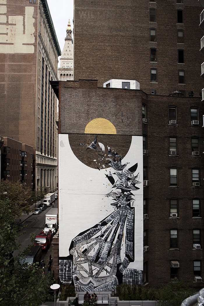 "Half way out" N.Y USA