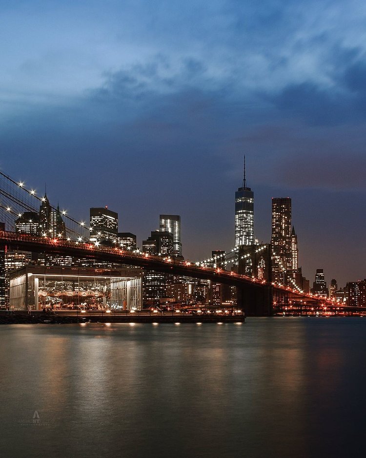 Brooklyn Bridge and Lower Manhattan