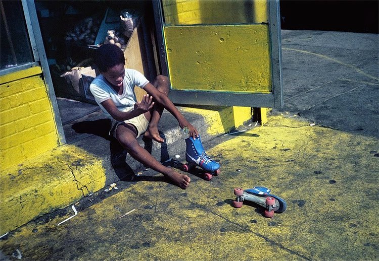 Roller Skates, Bushwick, Brooklyn, NY, circa 1984.