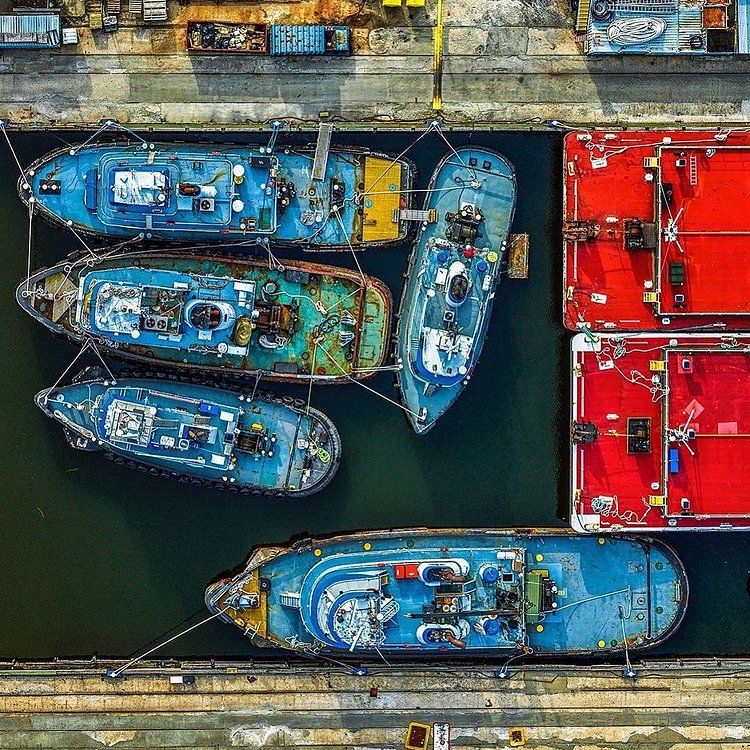 Tugboats, Staten Island, New York.